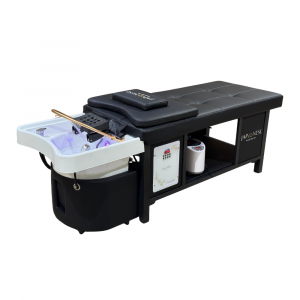 Japanese Head Spa com cama Completa Preta com Encanamento